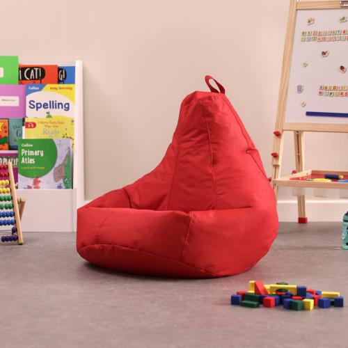 Kids Recliner Bean Bag - Red
