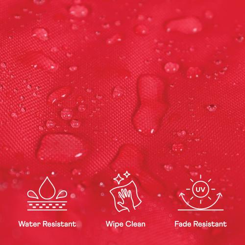 Kids Recliner Bean Bag - Red