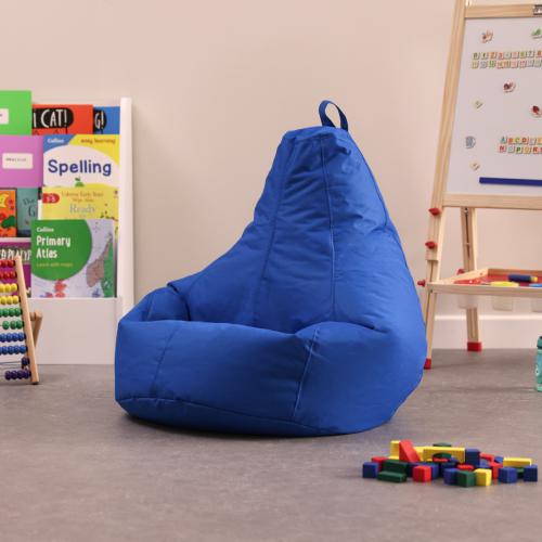 Kids Recliner Bean Bag - Blue