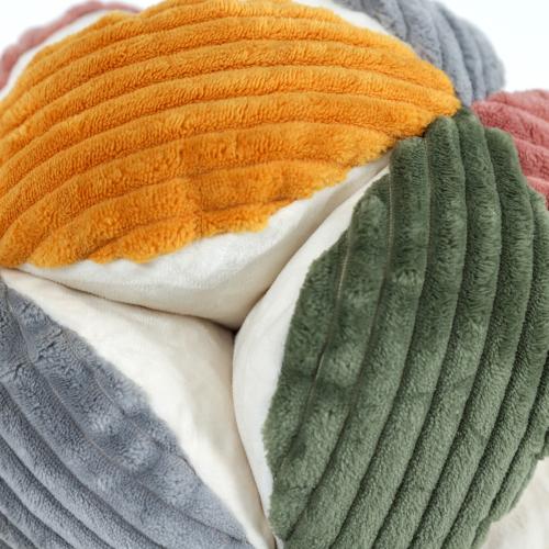 Sensory Jumbo Corduroy Ball Cushion - Multi Coloured