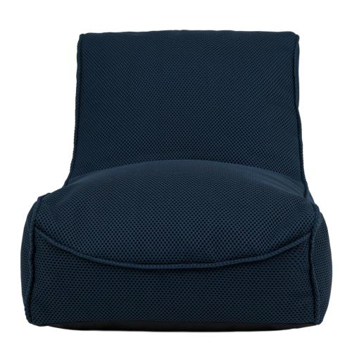 Large Tech Mesh Study Lounger Bean Bag - Navy