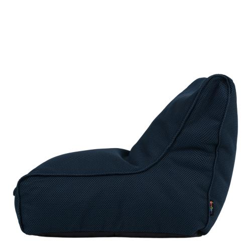Large Tech Mesh Study Lounger Bean Bag - Navy