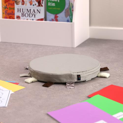 Sensory Touch Tags Carry Cushion - Natural