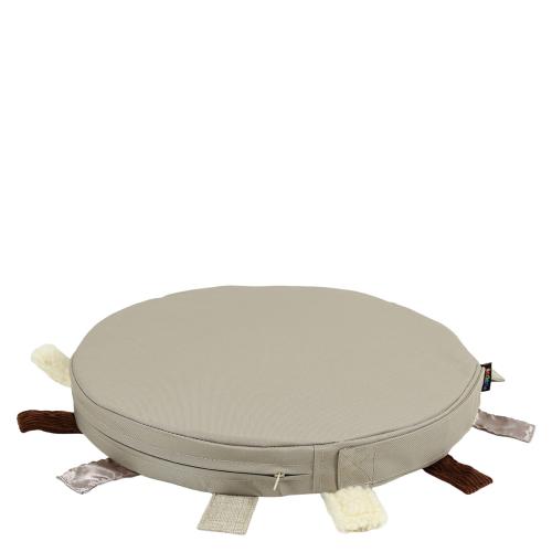 Sensory Touch Tags Carry Cushion - Natural