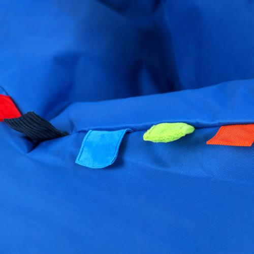 Sensory Touch Tags Taggies Dart Chair - Blue