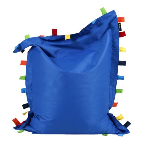 Sensory Touch Tags Bean Bag Floor Cushion - Blue 