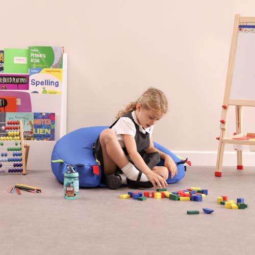 Sensory Touch Tags Support Seat - Blue