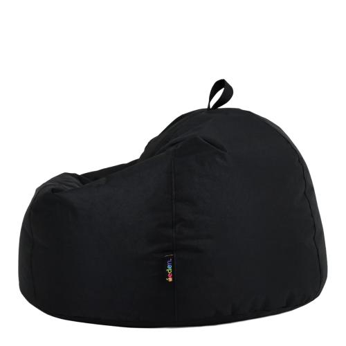 Large Classic Bean Bag Chair - Black