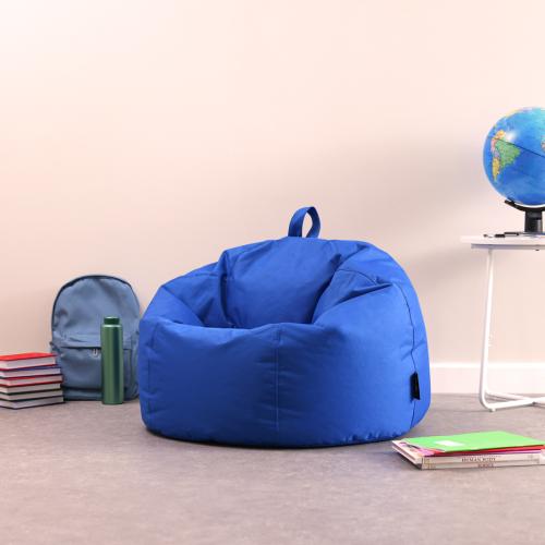 Large Classic Bean Bag Chair - Blue