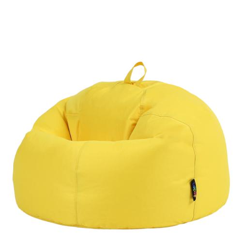 Large Classic Bean Bag Chair - Yellow