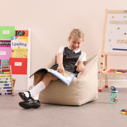 Kids Woven Armchair and Sofa Bean Bag Bundle