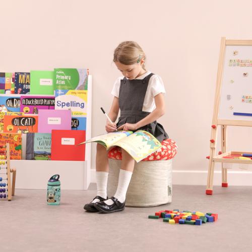 Set of 2 Large Toadstool Print Bean Bags