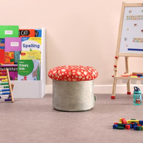 Set of 2 Large Toadstool Print Bean Bags