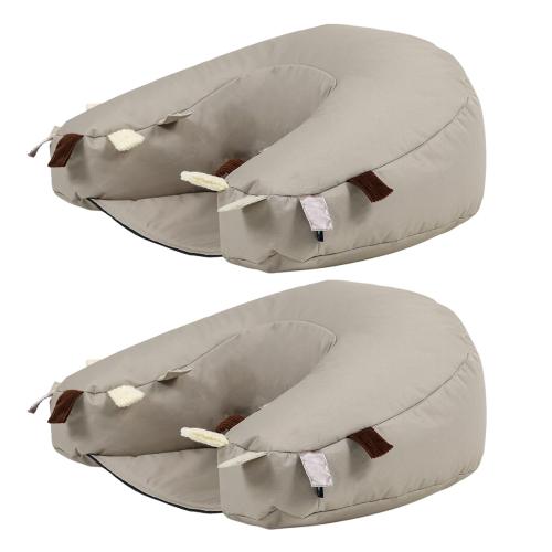 Set of 2 Sensory Touch Tags Support Seats -  Natural