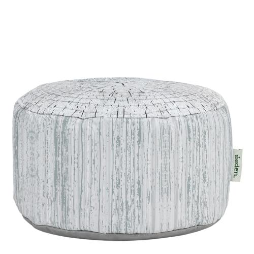 Set of 3 Small Driftwood Print Bean Bag Stools