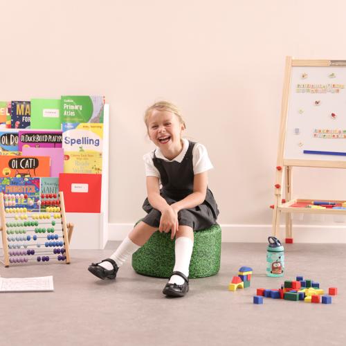 Set of 3 Small Grass Print Bean Bags