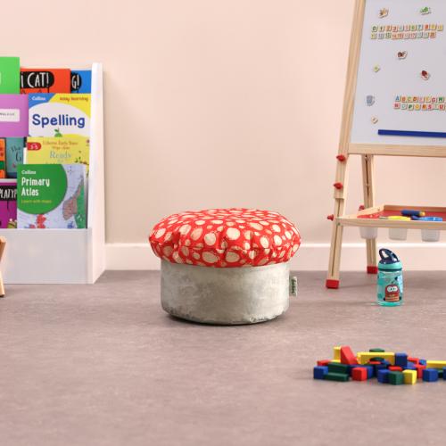 Set of 3 Small Toadstool Print Bean Bags