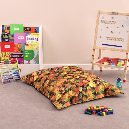 Seasons Print Giant Floor Cushion Bean Bag Set