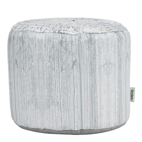 Driftwood Print Bean Bag Stool Set