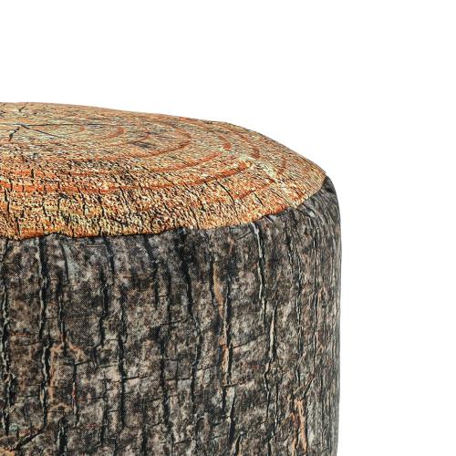 Tree Stump Print Bean Bag Stool Set