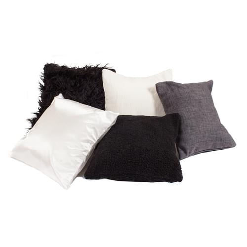 Pack of 5 Sensory Cushions - Black & White