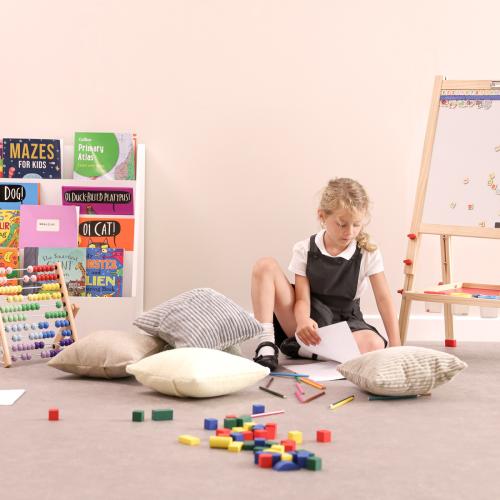 Set of 5 Natural Textured Sensory Cushions