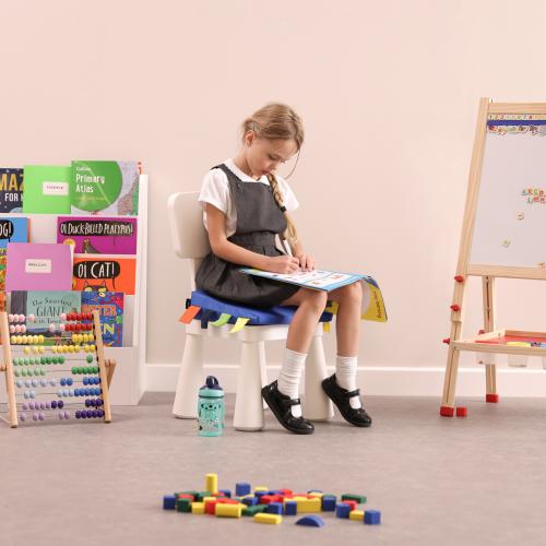 Pack of 5 Sensory Touch Tags Posture Wedges - Blue