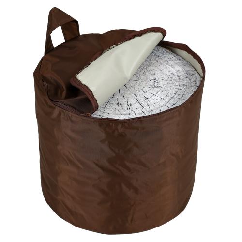 Set of 6 Round Driftwood Print Carry Cushions