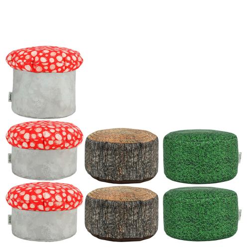 Woodland Stool Bean Bag Set