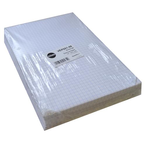 A4 Unpunched Exercise Paper 7mm Squares 5 Reams