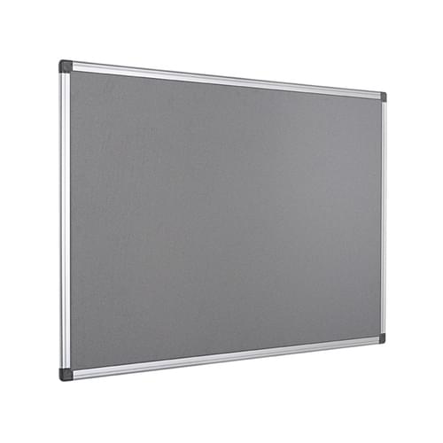 Super Saver Felt Noticeboard 900x600mm Grey