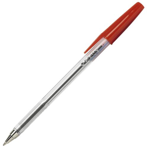 Super Saver Ballpoint Pen 1.0mm Tip 0.7mm Line Red