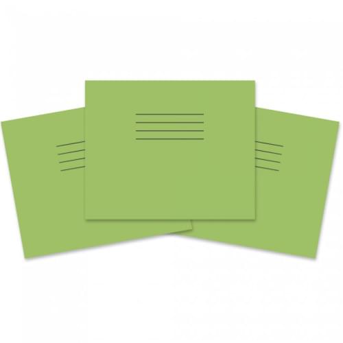 Rhino 5.25x6.5in 133x165mm Infant Books 10mm Squares Light Green 24 Pages