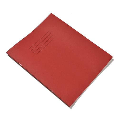 Rhino 8x6.5in Exercise Books 15mm Ruled Red 32 Pages