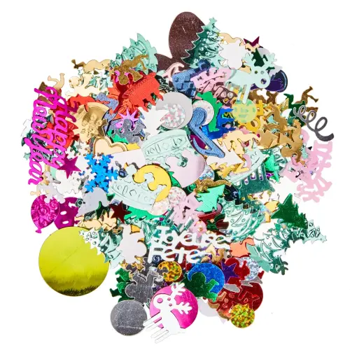 Mixed Christmas Sequins 500g