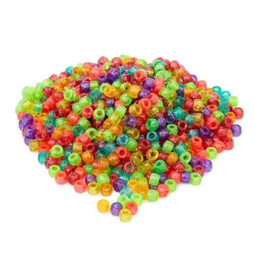 Glitter Pony Beads Tub