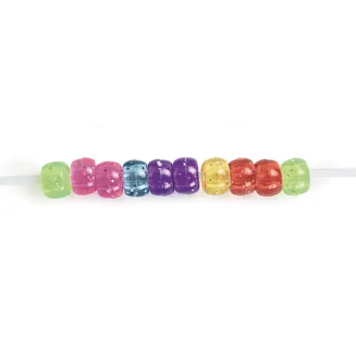 Glitter Pony Beads Tub