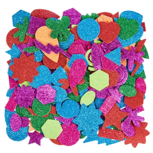 Glitter Foam Shapes