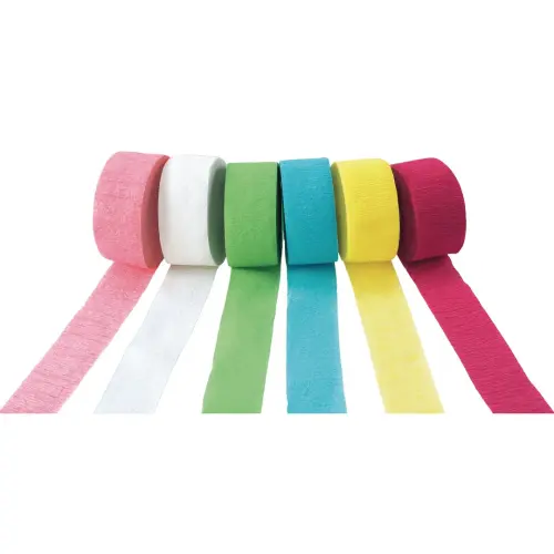 Crepe Paper Streamers - Pastels