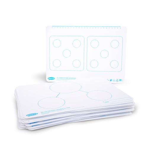 Show-me Hungarian Five Frame Double-sided A4 Mini Whiteboards - Pack of 35