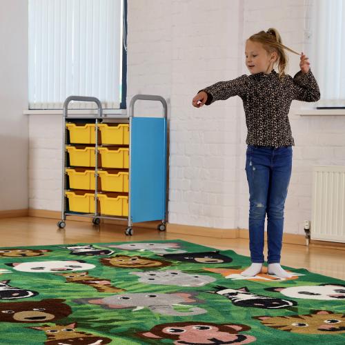 Wild Animals Classroom Carpet