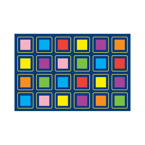 Squares Classroom Carpet