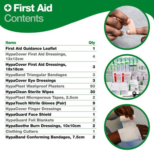 British Standard Medium Workplace First Aid Kit in Plastic Case