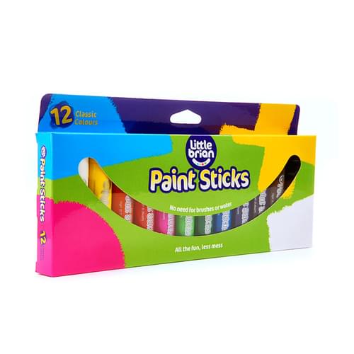 Little Brian Paint Sticks Classic Assorted Pack of 12 * OUT OF STOCK *