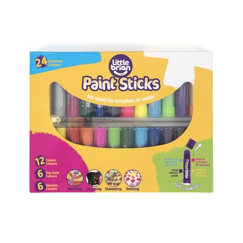 Little Brian Paint Sticks Assorted Pack of 24 * OUT OF STOCK *