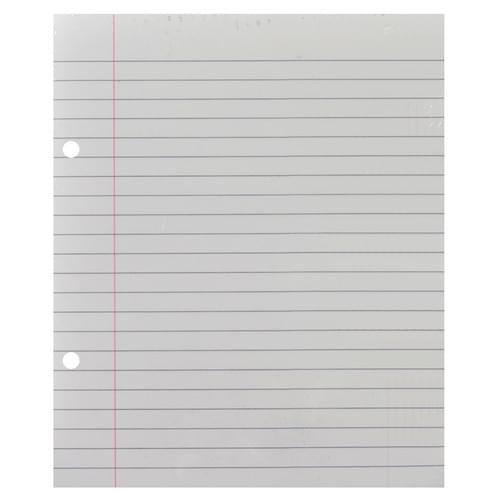 8x6.5in Punched Exercise Paper 8mm Ruled & Margin 1 Ream