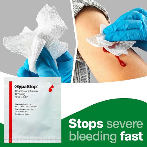 HypaStop Haemostatic Gauze 10cm x 10cm