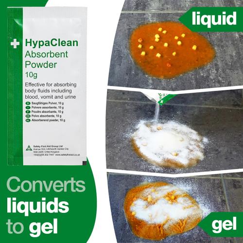HypaClean Absorbent Powder 10g Sachets (Pack of 25)