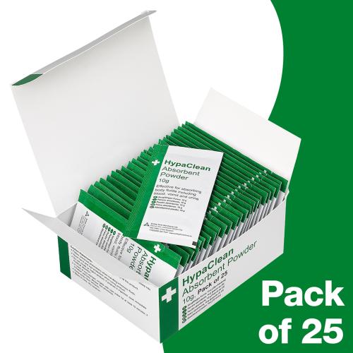 HypaClean Absorbent Powder 10g Sachets (Pack of 25)