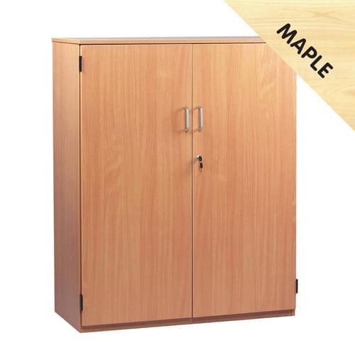 1268mm Tall Cupboard with 3 Shelves Maple